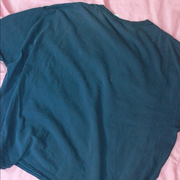 VTG Oversized Navy Tribal Wolf Graphic Tee 3XL - Picture 9 of 10